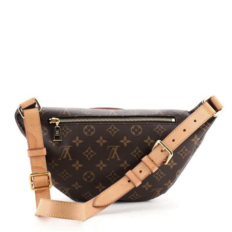 louis vuitton brown and black bag|louis vuitton bumbag monogram brown.